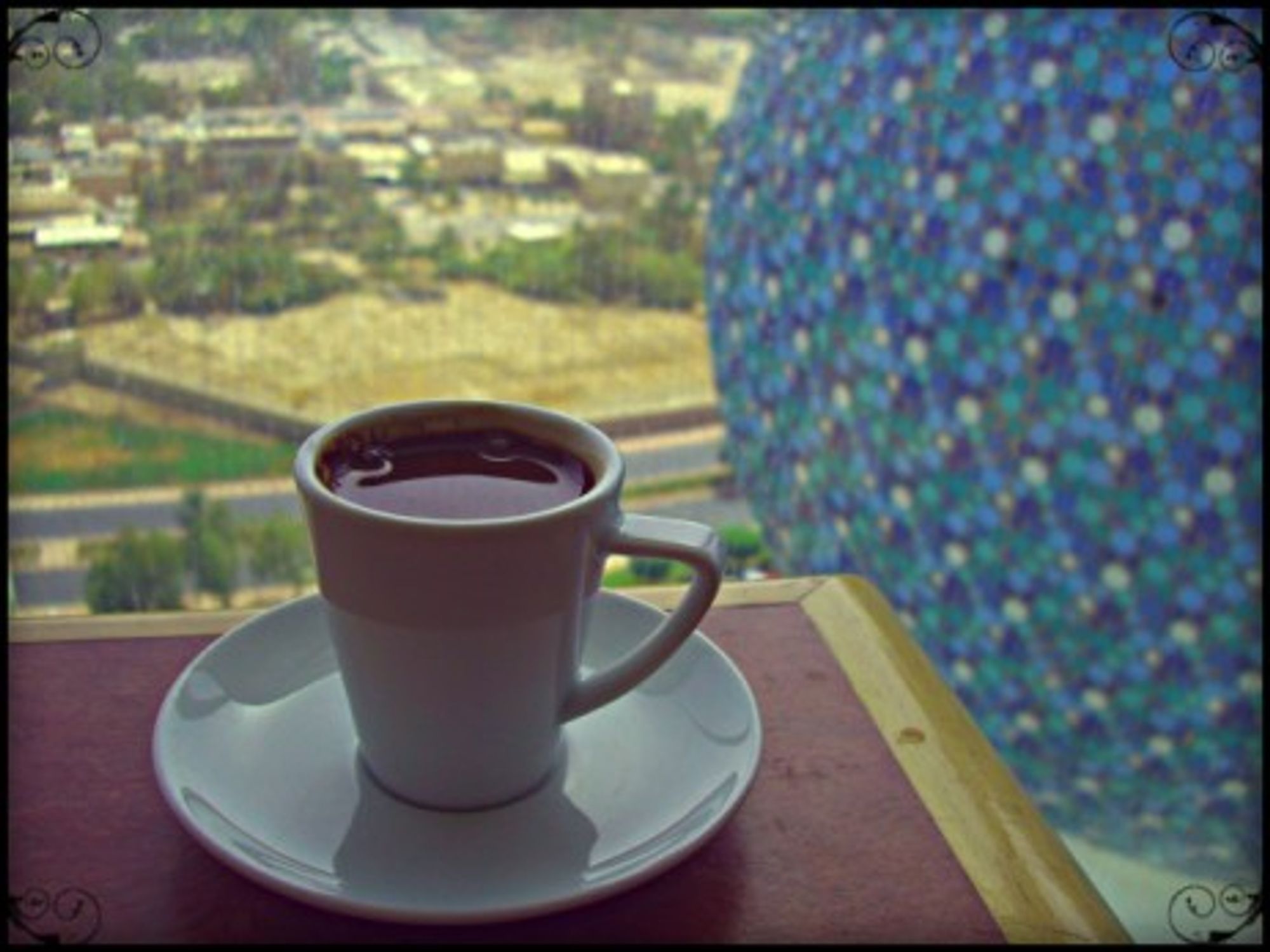 Coffee at Kuwait City's Kuait Towers