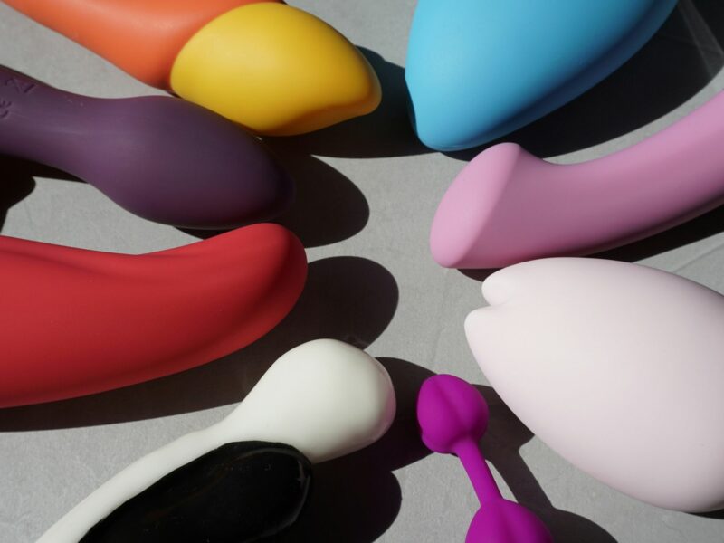 Collection of sex toys.​