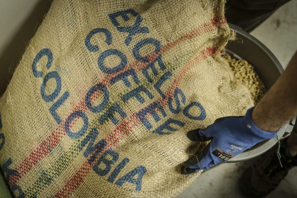Colombia is a major coffee producer.
