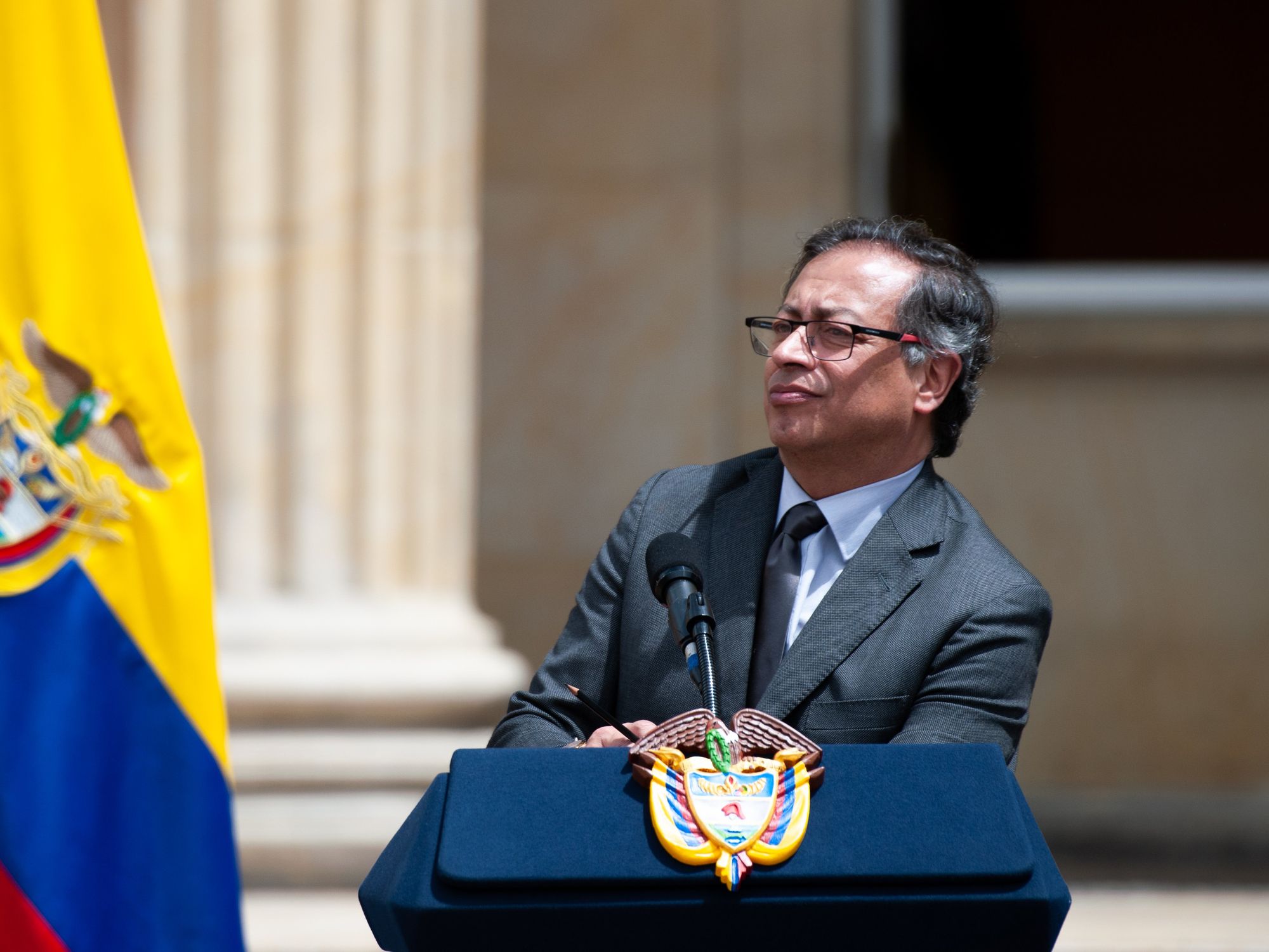 Colombian president Gustavo Petro in Bogotá, Colombia, June 26, 2023.
