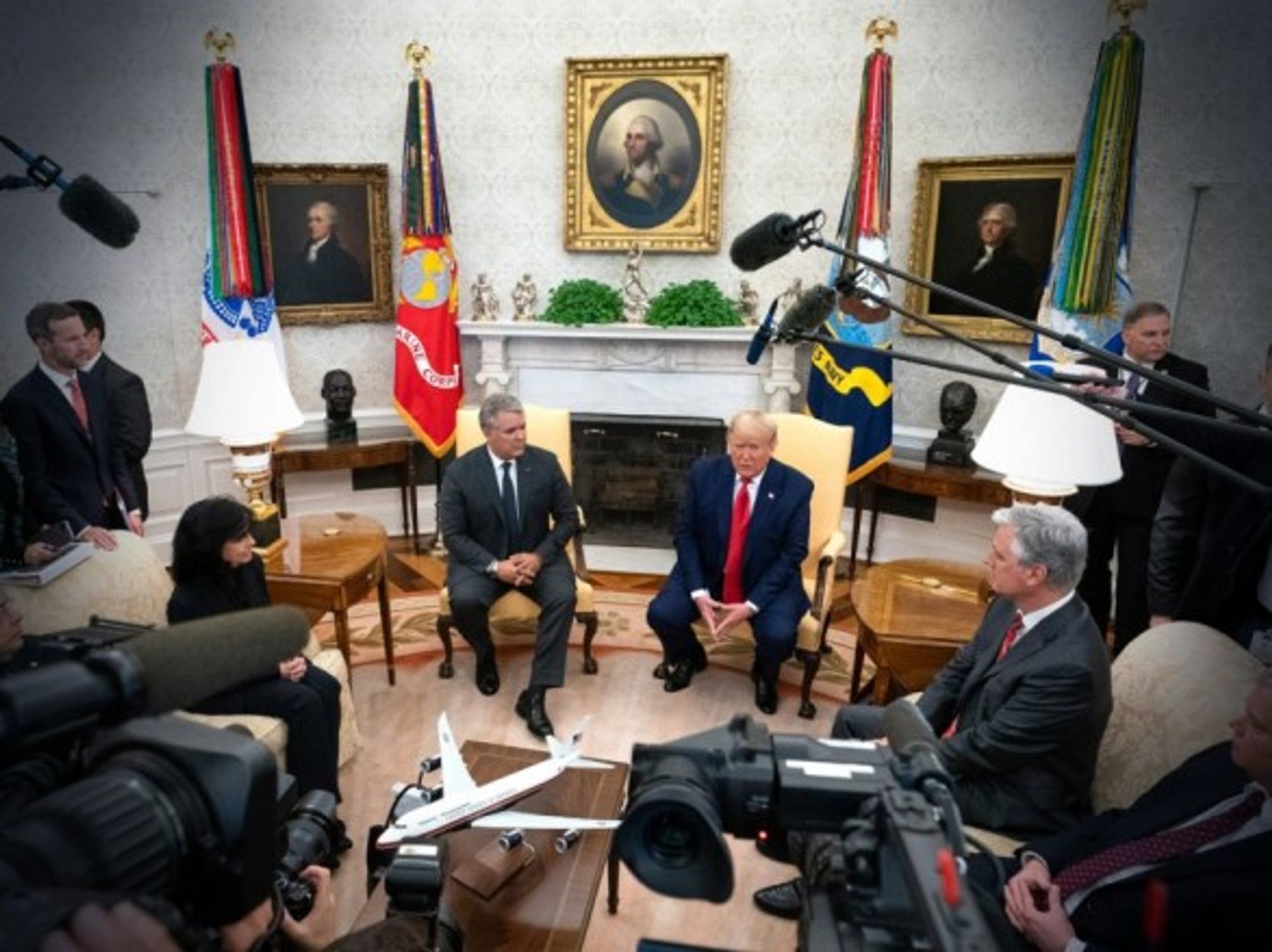 Colombian President Ivan Duque at the White House on March 2