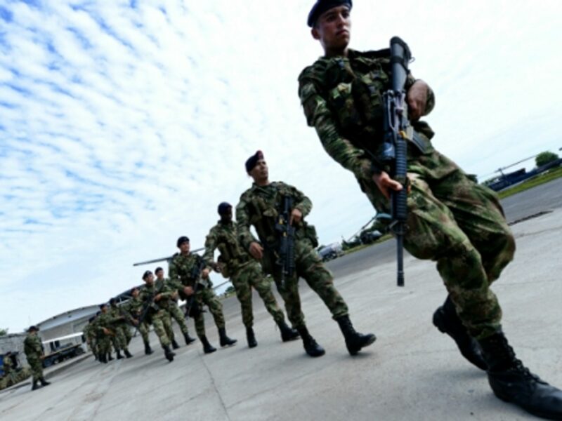 Colombian Special Forces in Puerto Asis, Colombia