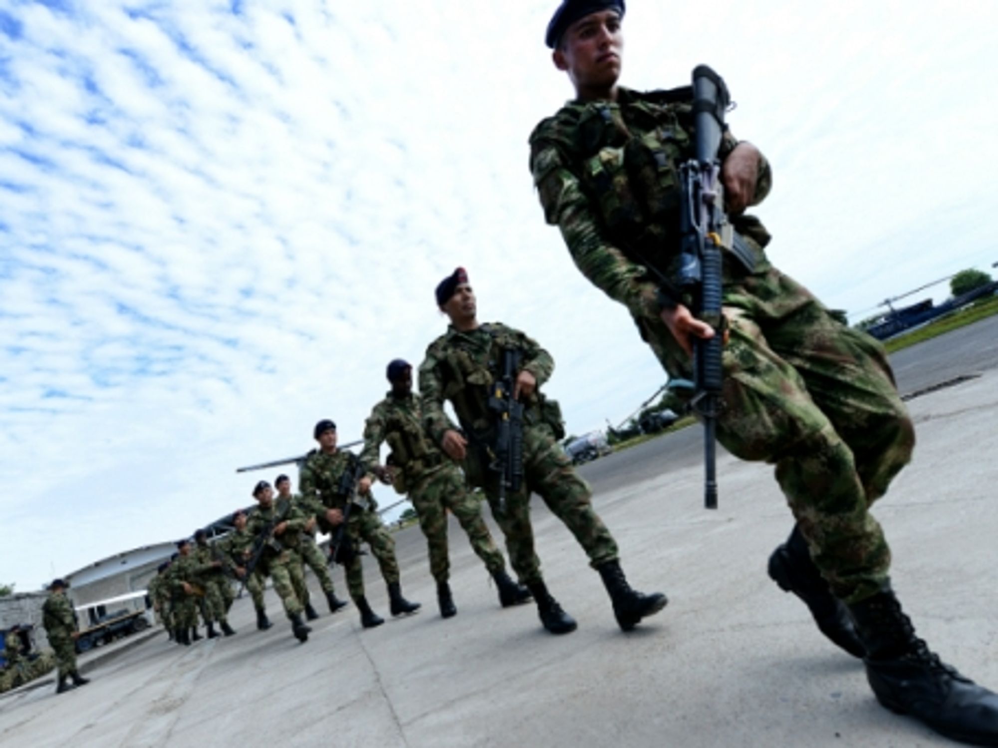 Colombian Special Forces in Puerto Asis, Colombia