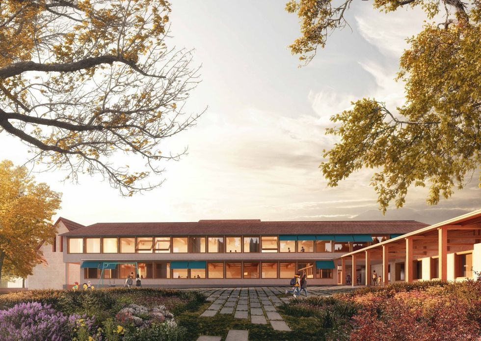 Conceptual art for the Saint-Prix schools.