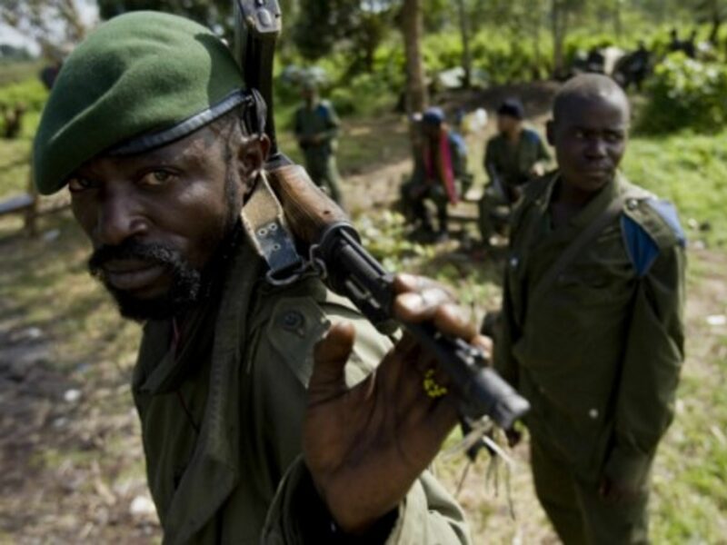 Congolese soldiers near Goma