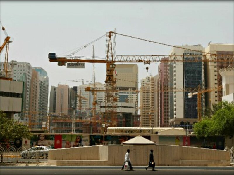 Construction site in Abu Dhabi