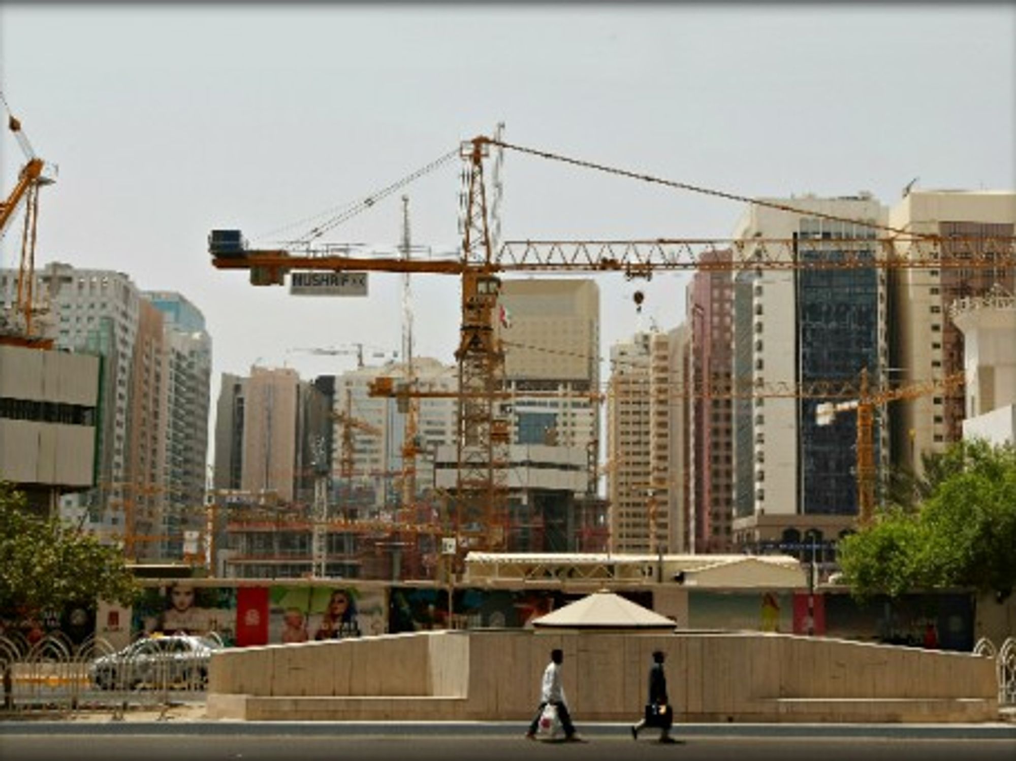 Construction site in Abu Dhabi