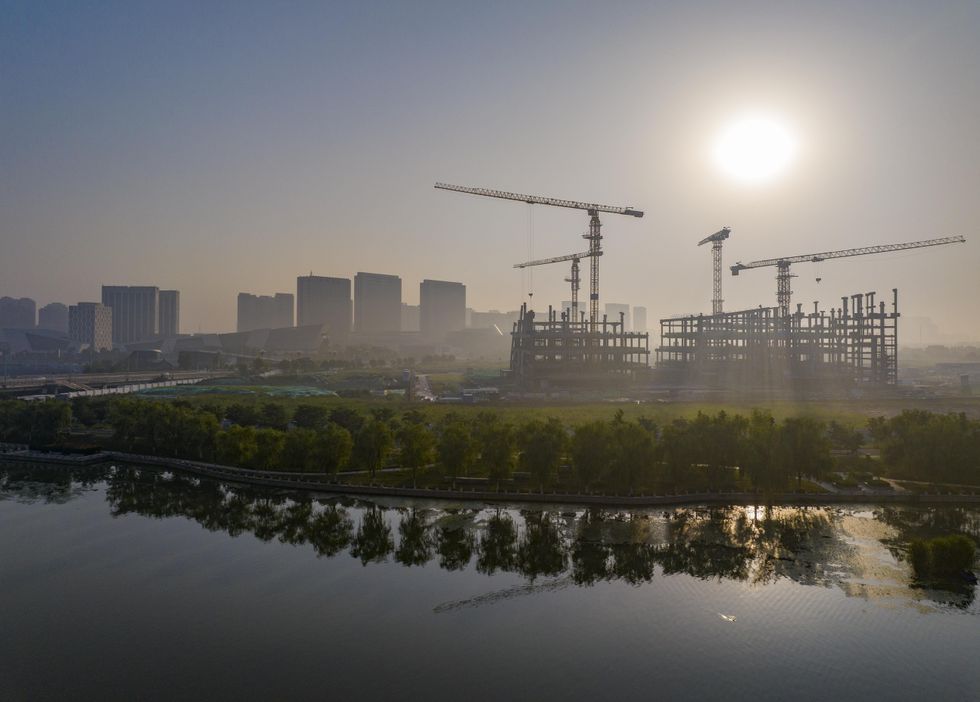 Construction site in China