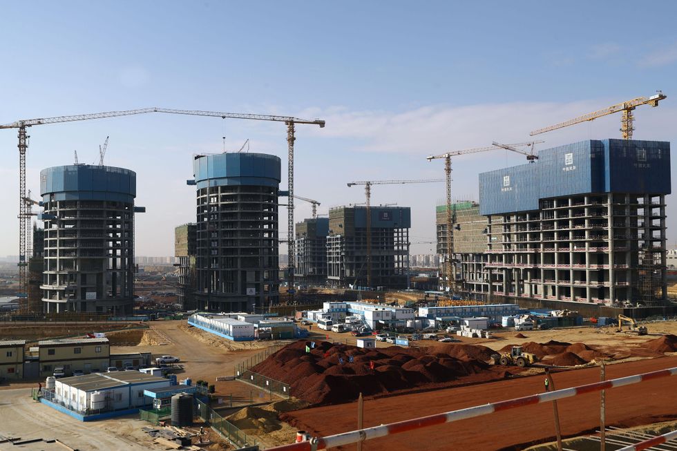 Construction site of the Central Business District (CBD)