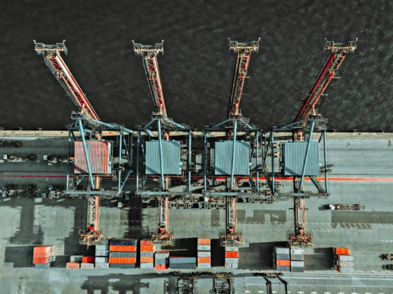 Containers in Sao Paulo, Brazil