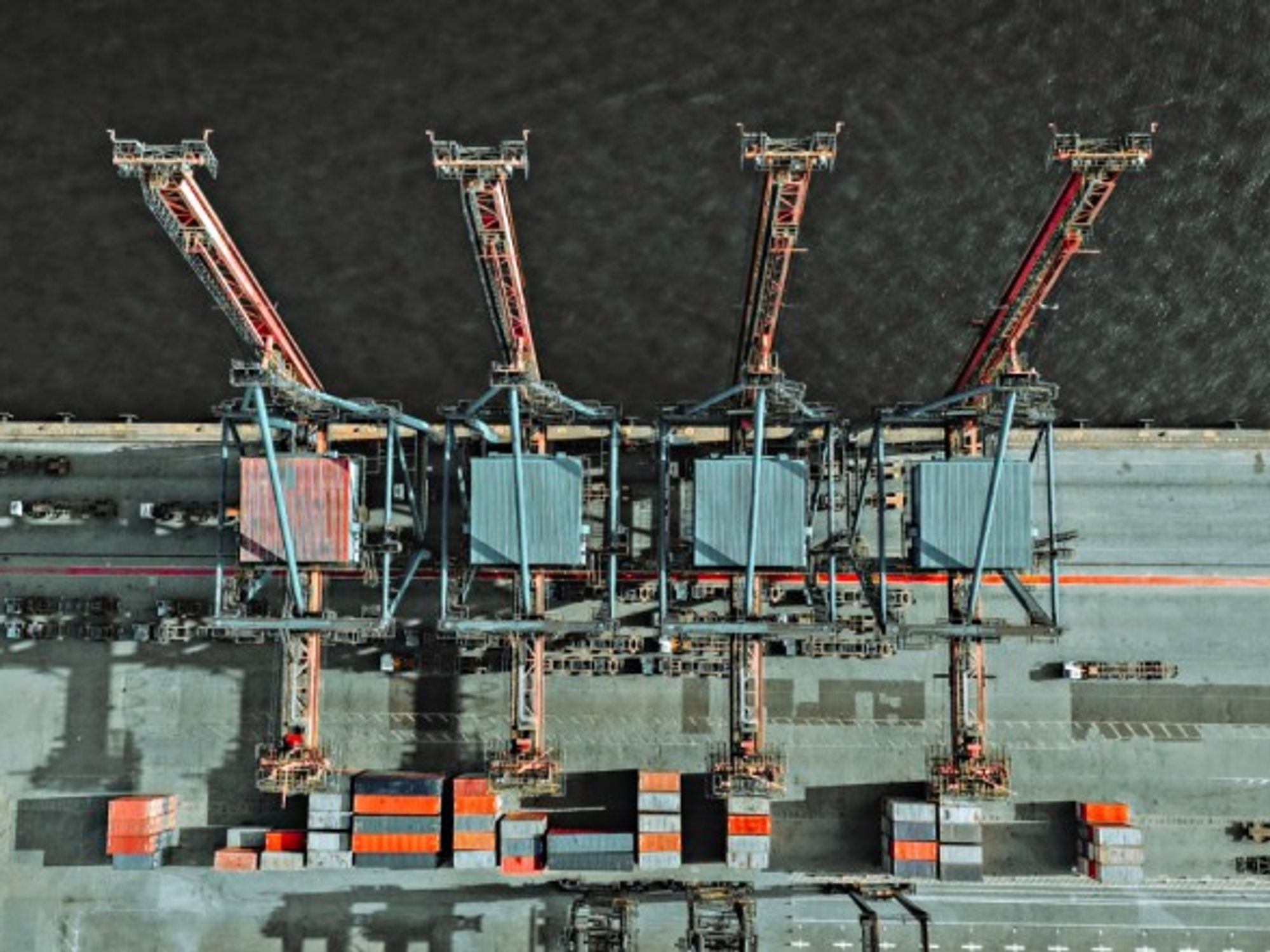 Containers in Sao Paulo, Brazil