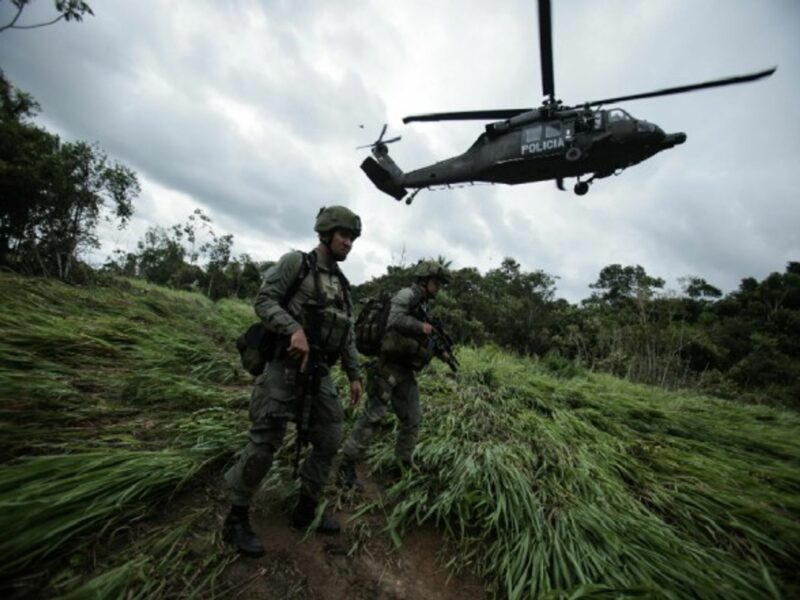 Counter-narcotics Police Raid in Colombia