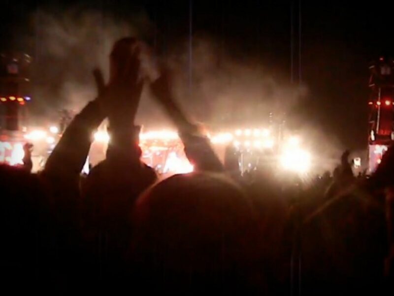 Crowd at Indio Solari's Olavarria concert on March 11