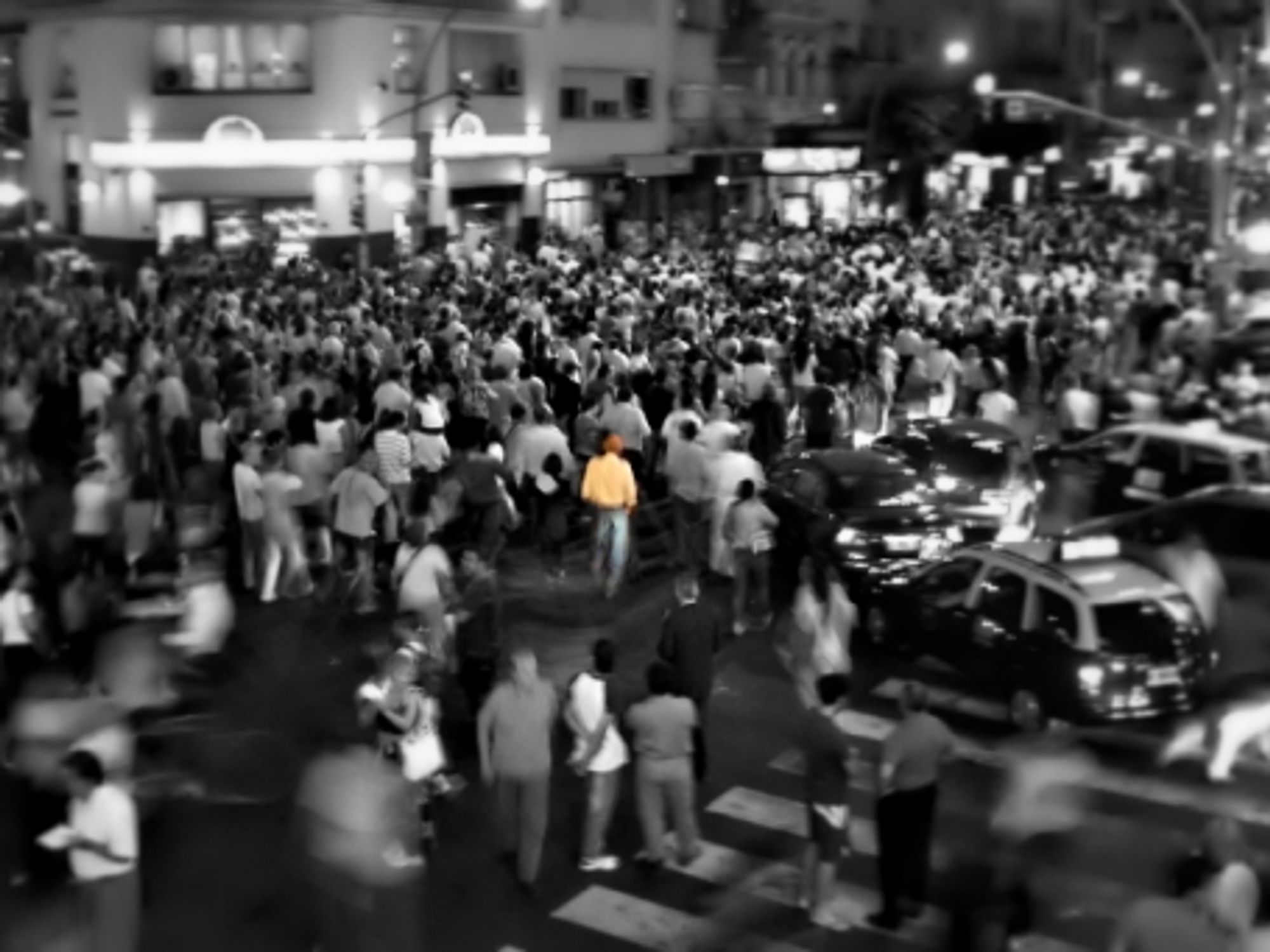 Crowd in Buenos Aires