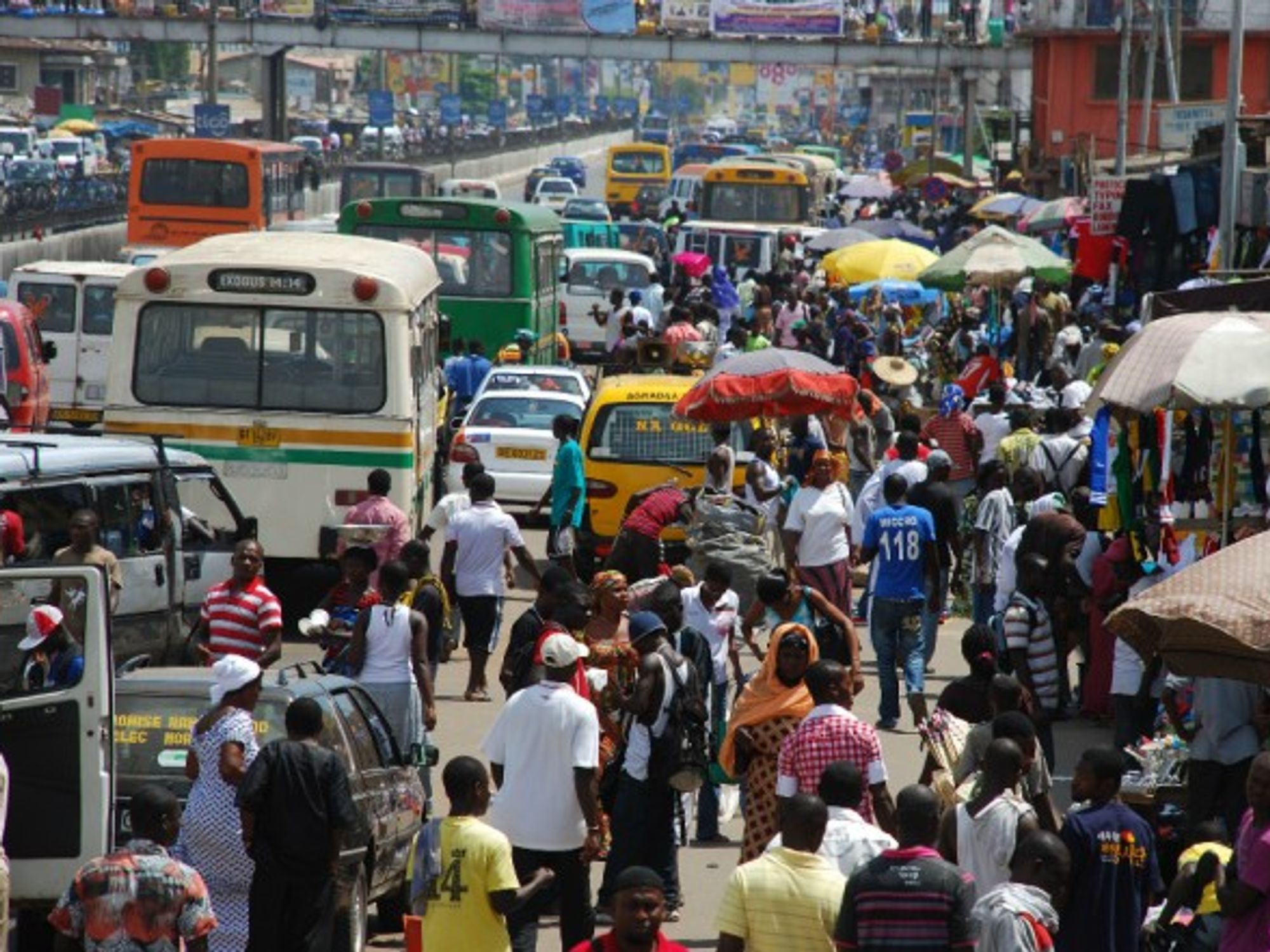 Crowded in Ghana