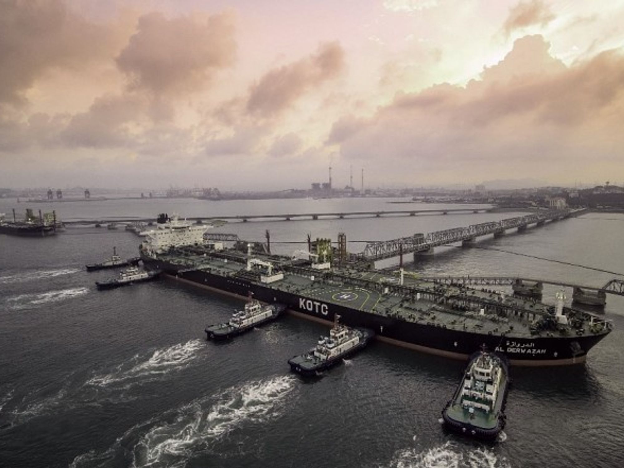 Crude oil tanker in Shandong, China last year