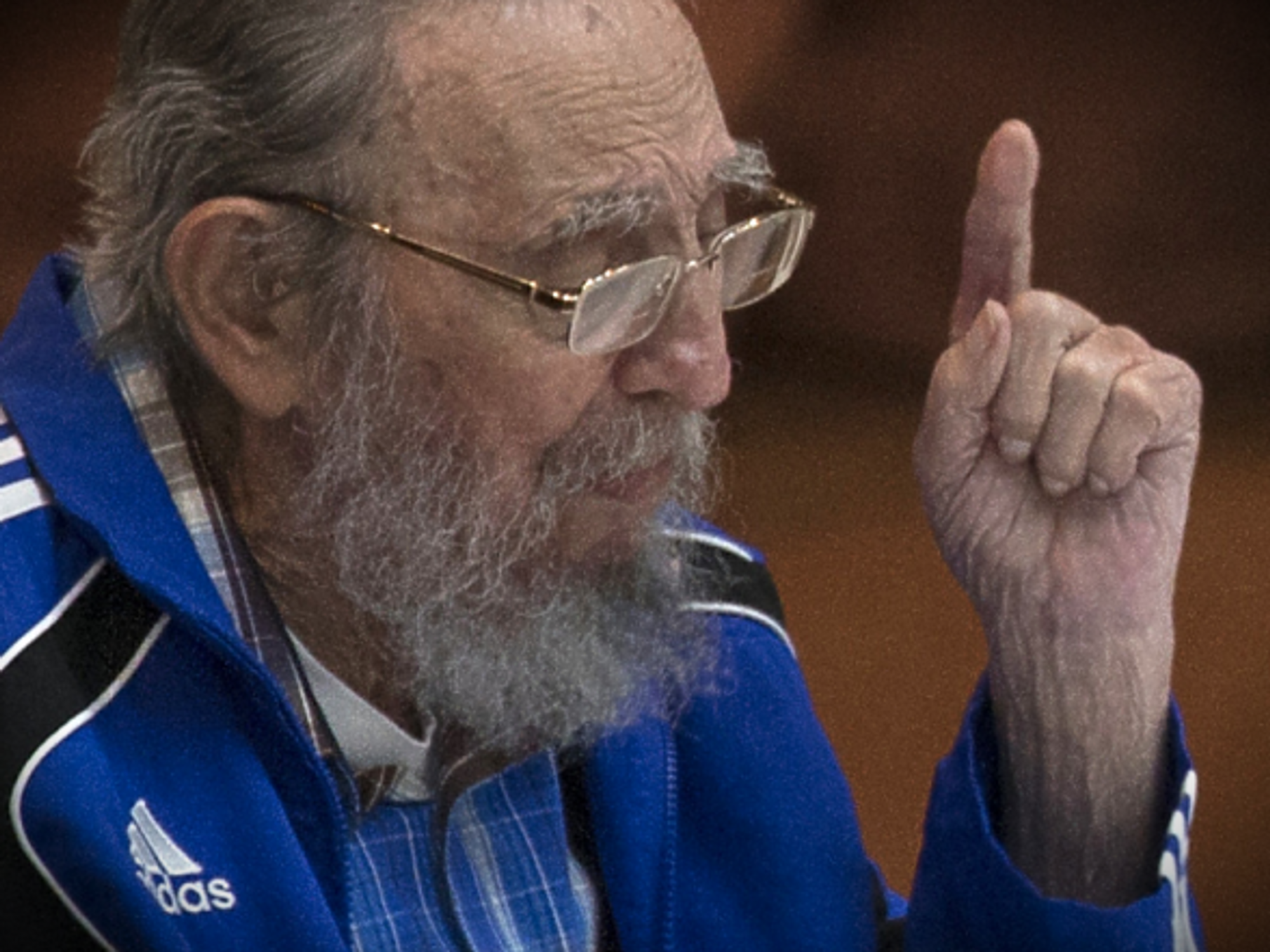 Cuba's Fidel Castro used to rock the three stripes