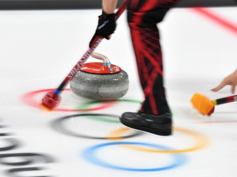 Curling in PyeongChang on Feb. 8