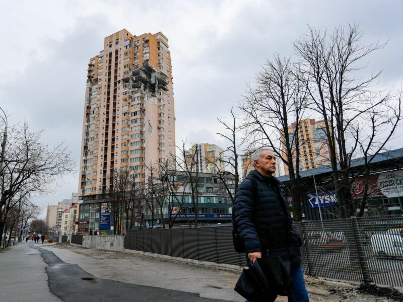Mortars And Flowers: In Kyiv, The Grim Banality Of Life At War