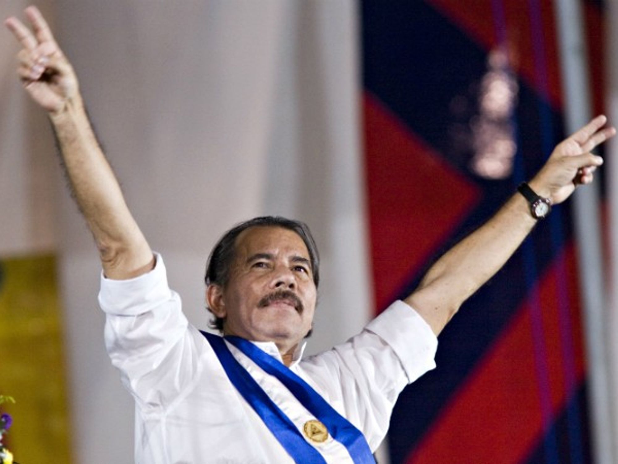 Daniel Ortega in January 2007