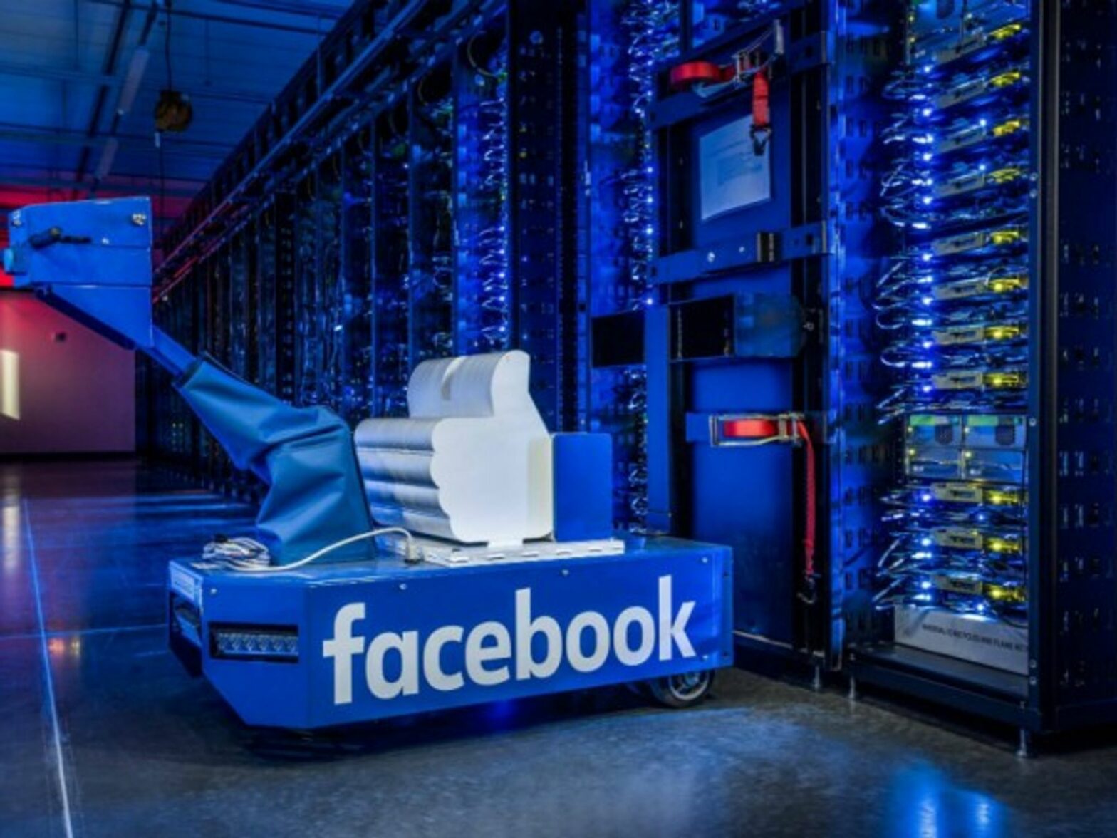 Data in bytes stored on tens of thousands of computer servers in Forest City.