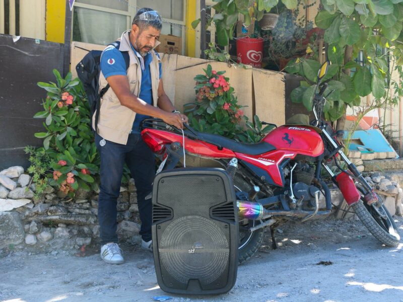 Street Smart? Hop On This Teacher’s Motorbike As He Tries To Enroll Students In Rural Mexico