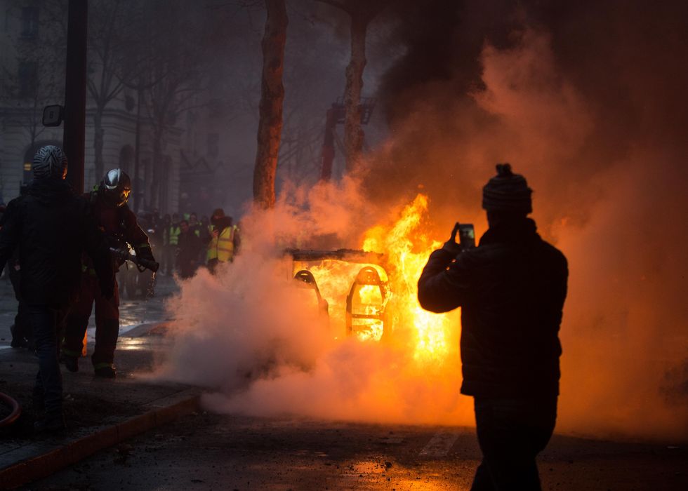 Dec. 2018 during the Yellow Vests protests