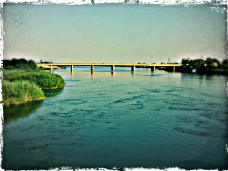 Deir ez-Zor's bridge over the Euphrates River