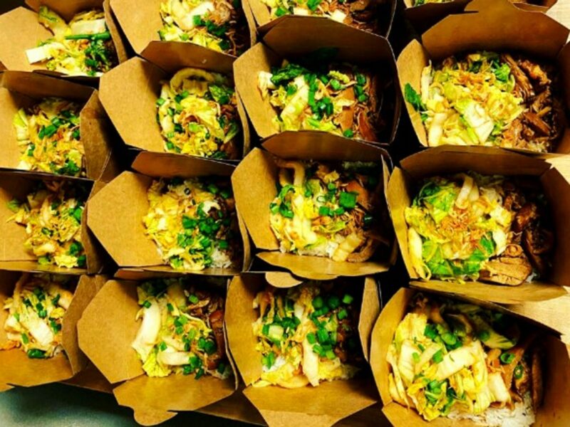 Delivering 'Hong Kong Barbecue Chicken & Rice'