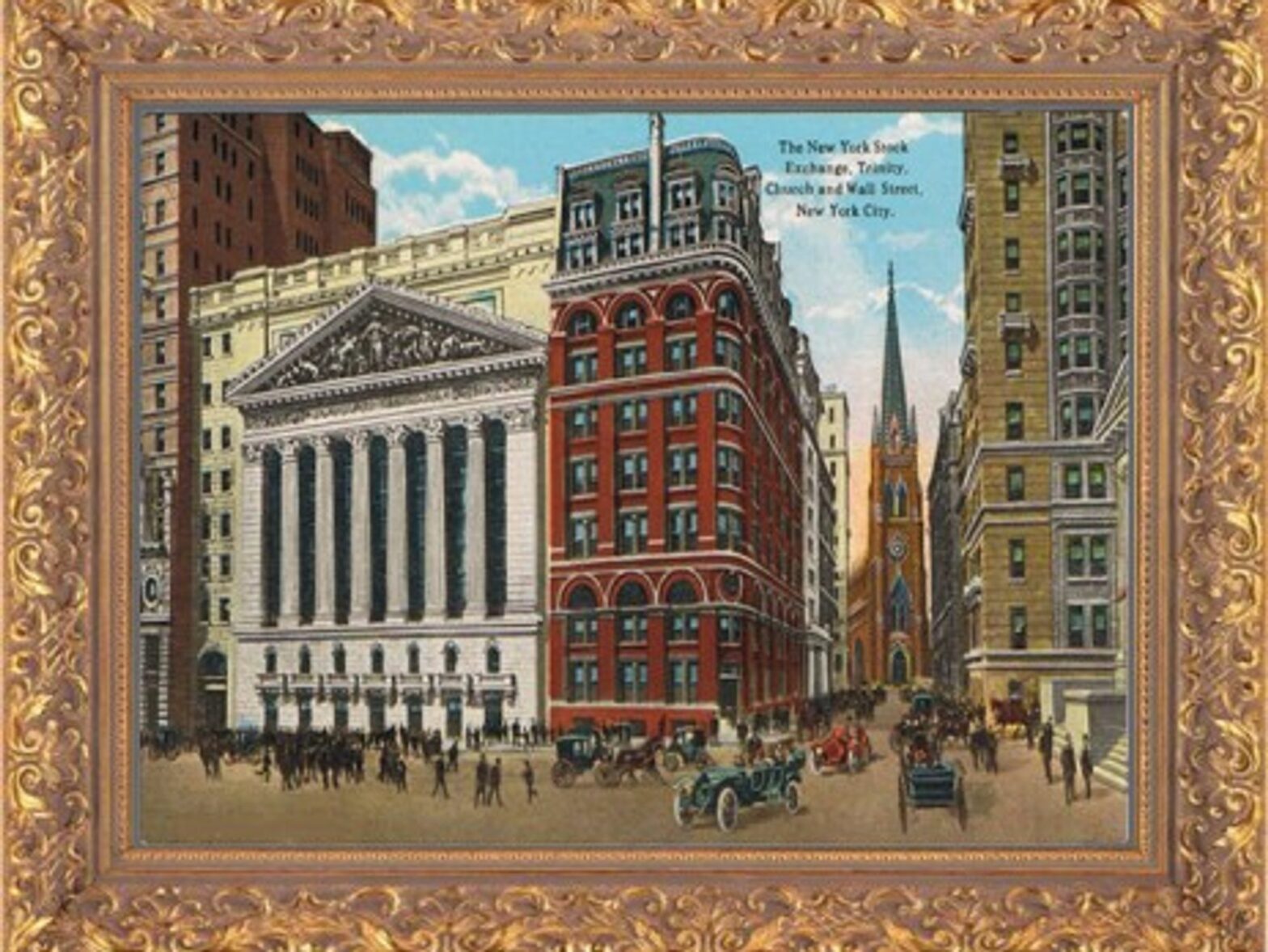 Depiction of the New York Stock Exchange, 1909 (Moses King)