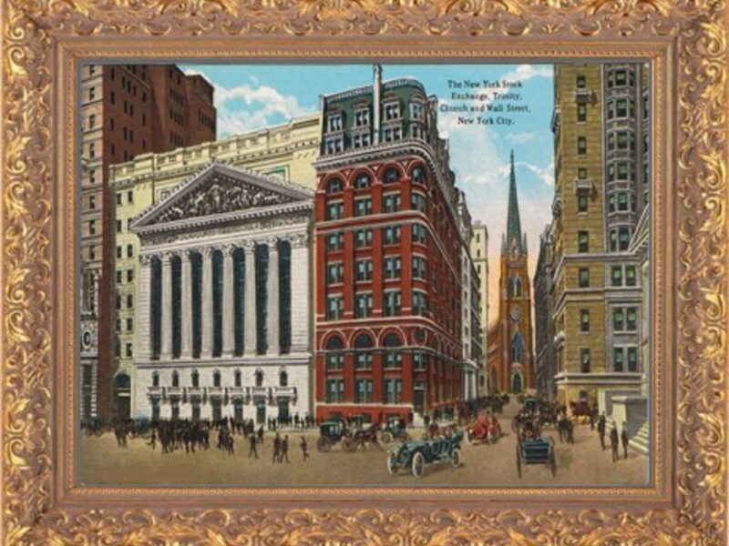 Depiction of the New York Stock Exchange, 1909 (Moses King)