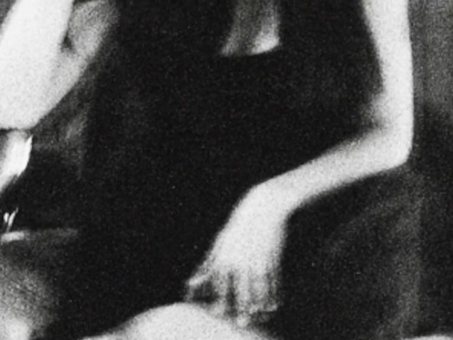 Detail from Woman in a bar of Stanley Greene
