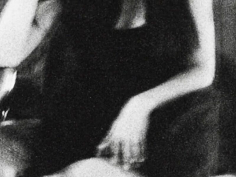 Detail from Woman in a bar of Stanley Greene