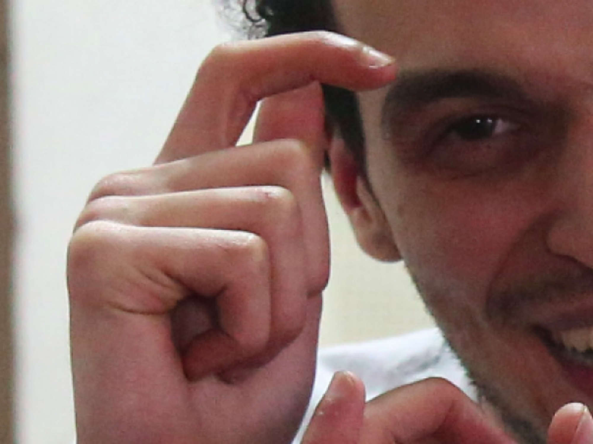 Detail of photograph by Mohamed El Raai
