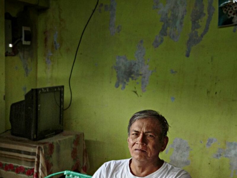 Detail of photograph of Don Raphael Diaz