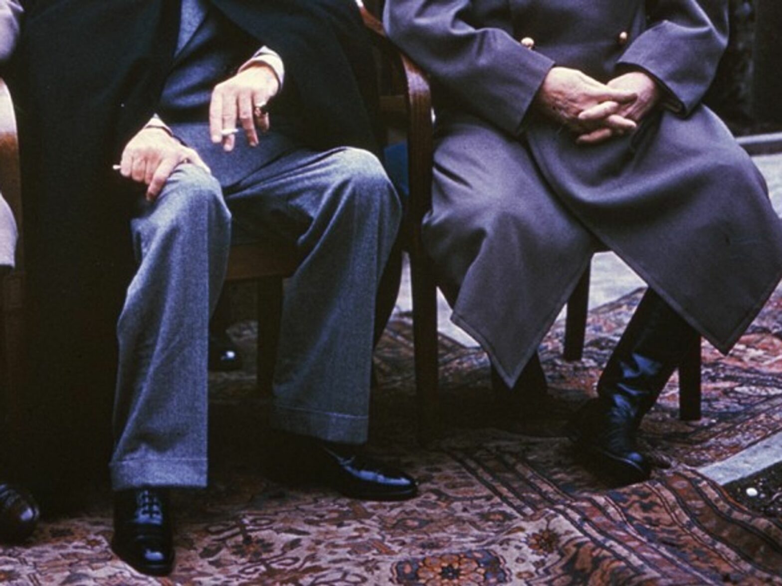 Detail of Yalta Conference photograph