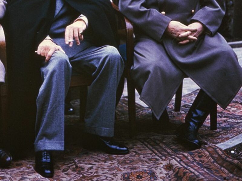 Detail of Yalta Conference photograph