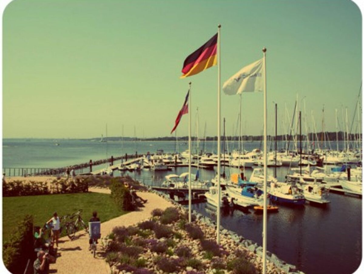 Die Marina Baltic Bay in Laboe, northern Germany