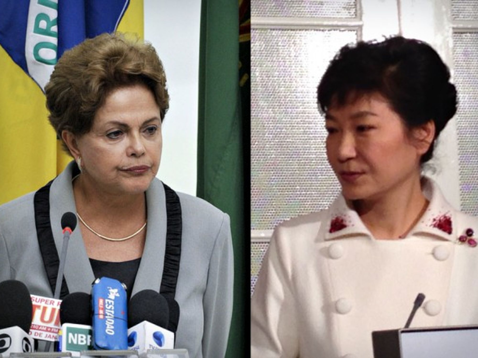Dilma Rousseff and Park Geun-hye