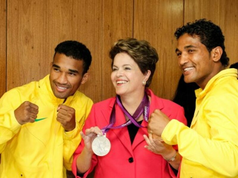 Dilma Rousseff, congratulating Olympic athletes