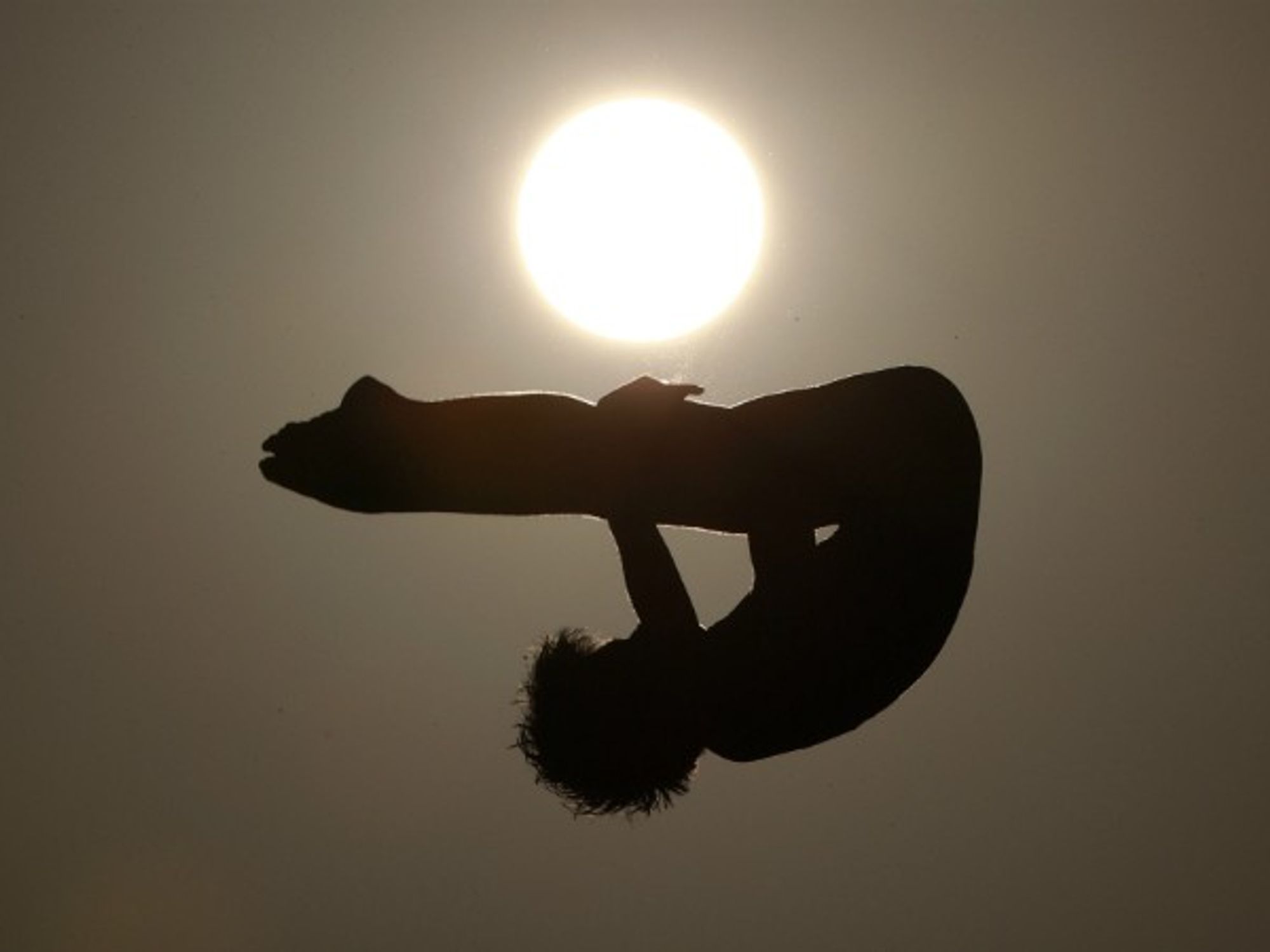 Diver training in Rio de Janeiro on Aug. 4