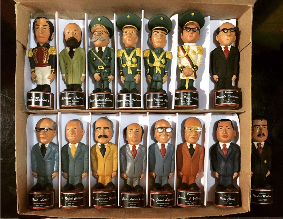 dolls of Venezuelan leaders