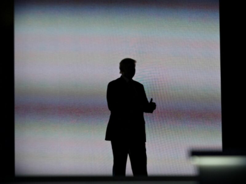 Donald Trump in Cleveland, Ohio, on July 18