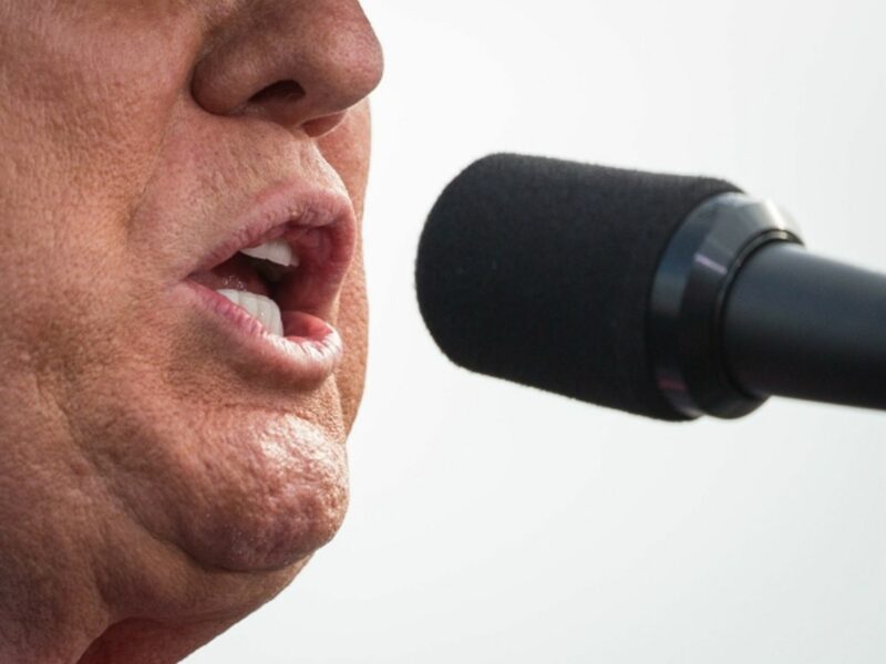 Donald Trump in Lakeland, FL on Oct. 12