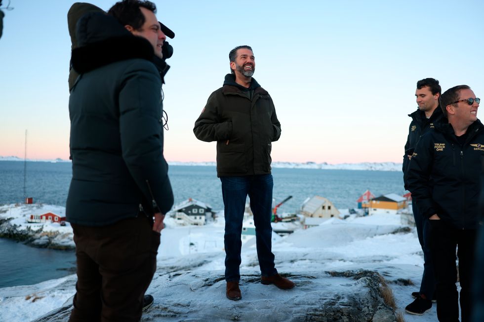 Donald Trump Jr. Visits Nuuk, the capital city of Greenland