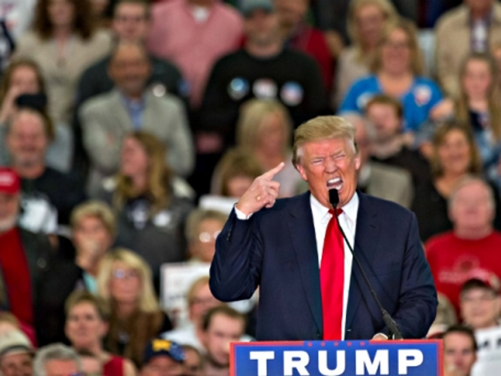 Donald Trump on Nov. 24 in Myrtle Beach, South Carolina