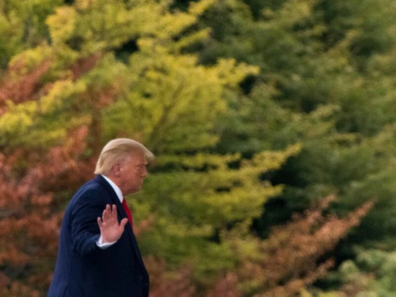 Donald Trump returning to the White House on Sept. 1st