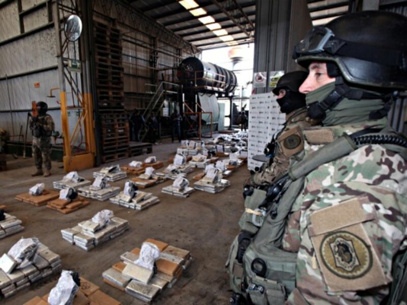 Drug bust in Buenos Aires