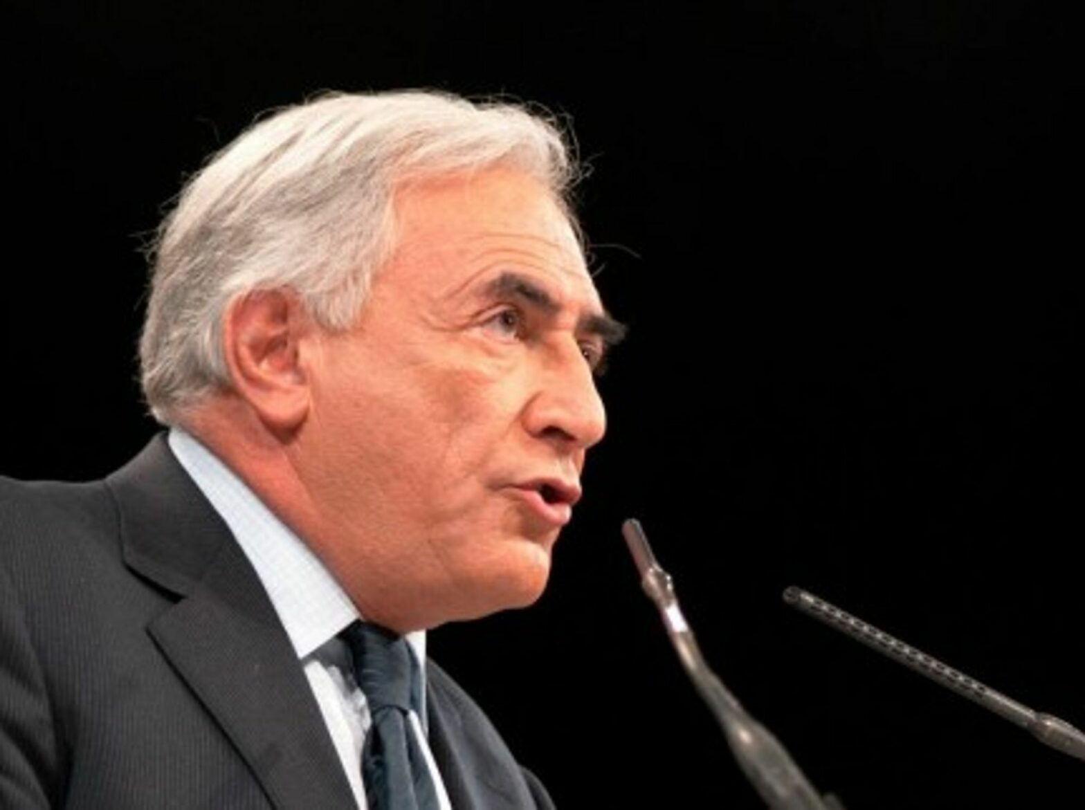 DSK at a Socialist rally in 2007