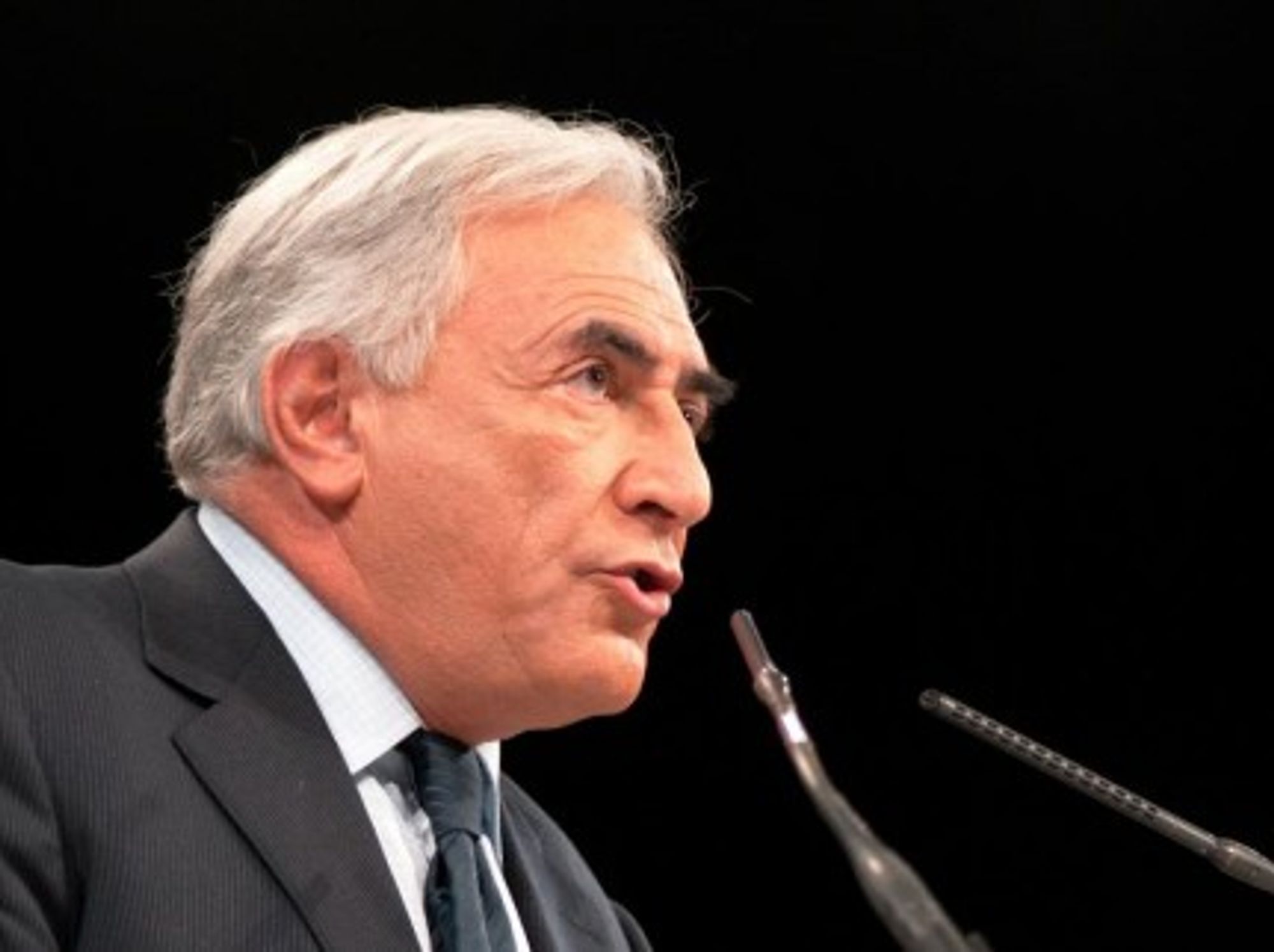 DSK at a Socialist rally in 2007
